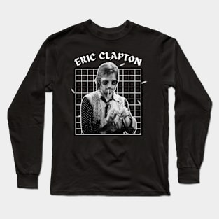 eric clapton --- 70s aesthetic Long Sleeve T-Shirt